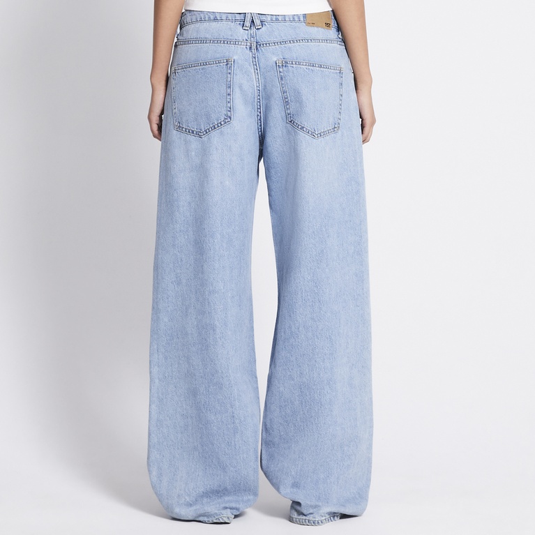 Mid waist wide jeans "Optiwide" Light used